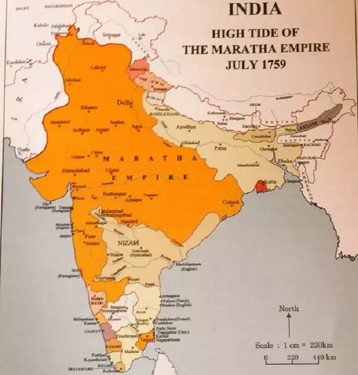 Image Credit : https://www.quora.com/Where-was-the-Maratha-Empire-located